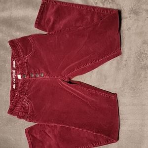 Girls size 10 Cat & Jack Corduroy pants in cranberry red
